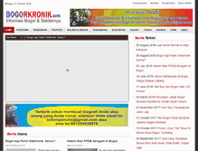 Tablet Screenshot of bogorkronik.com